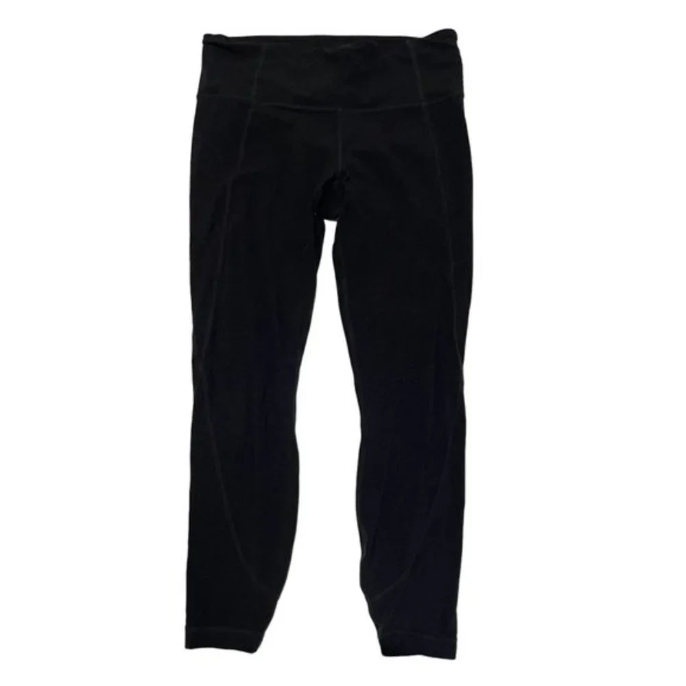 Athleta Black Leggings Size Medium |‎ D1 - Picture 2 of 7